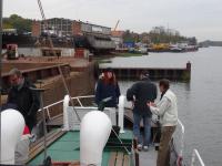 Warten auf die Zuweisung des Liegeplatzes 2